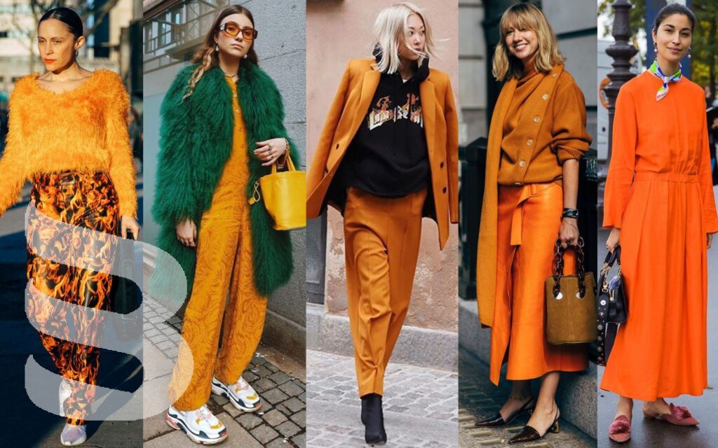 نارنجی بهترین گزینه رنگ لباس برای فصل سرد